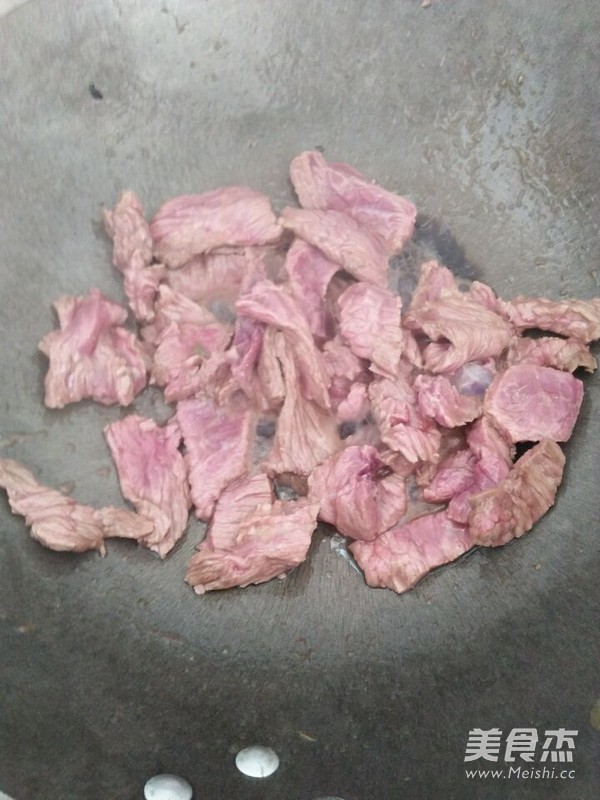蒜薹炒牛肉的做法