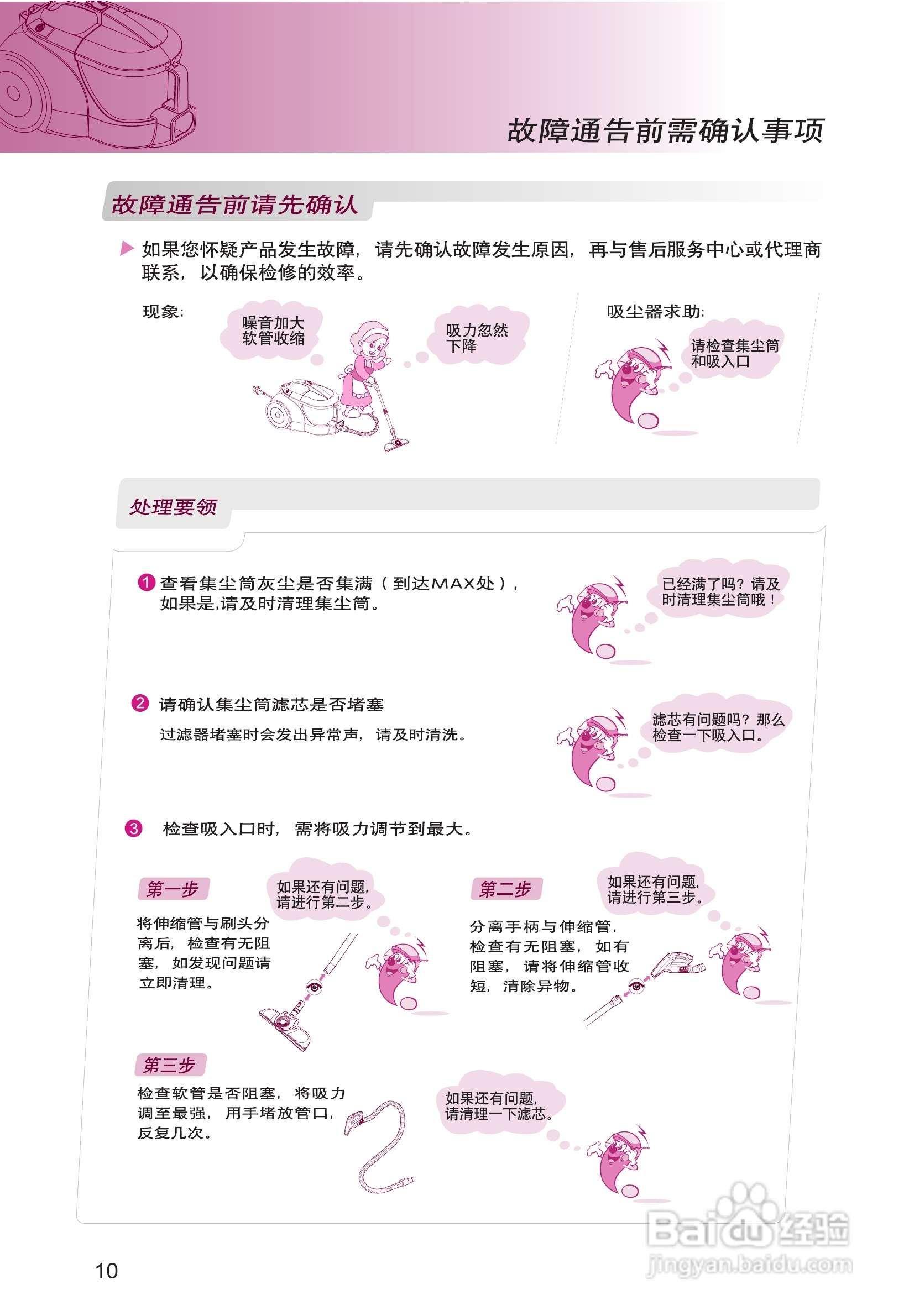 LG VC3116GHTV吸尘器说明书:[2]