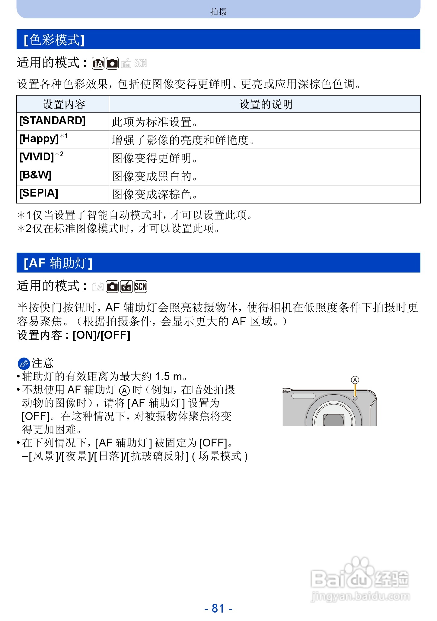 松下DMC-SZ5数码相机使用说明书:[9]