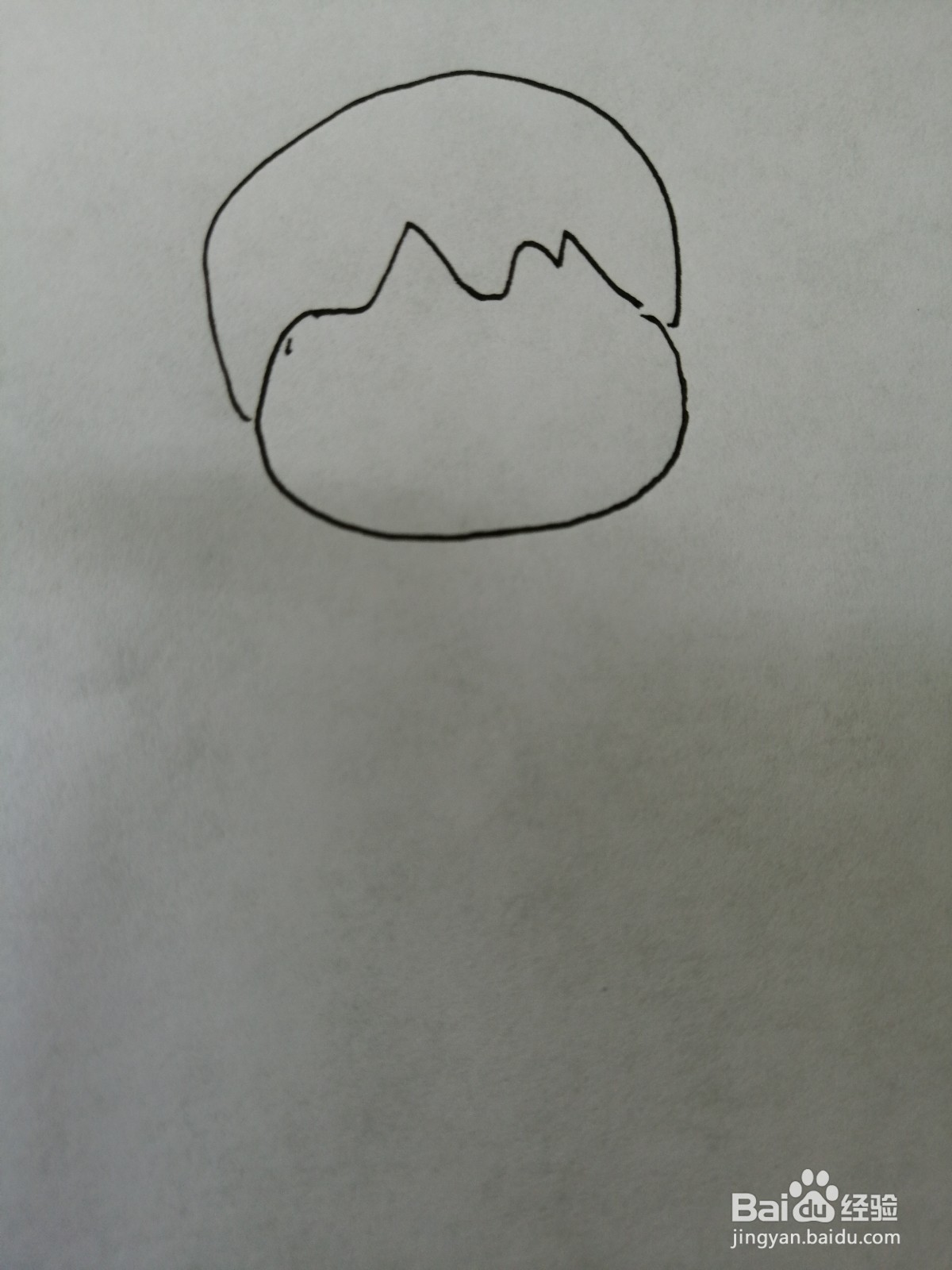 拿着棍子的小孩怎么画