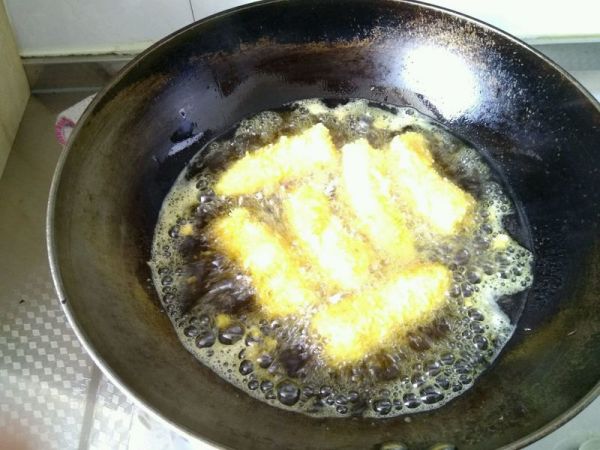 番茄酱油炸香蕉