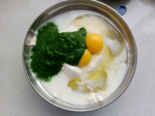 菠菜土豆泥卷饼