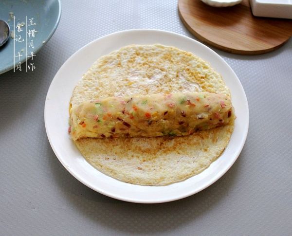 波点蛋卷土豆泥沙拉