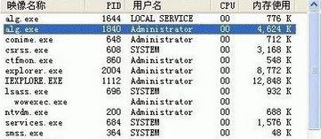 windows操作系统中常见进程描述一