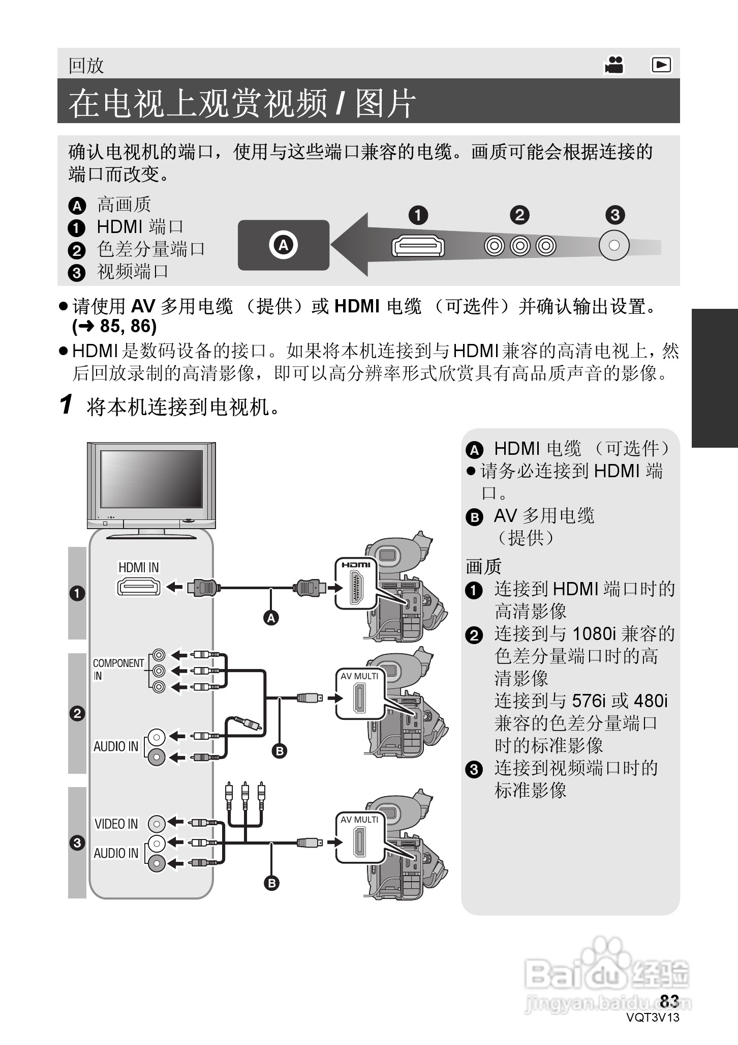 松下HDC-Z10000GK数码摄像机使用说明书:[9]