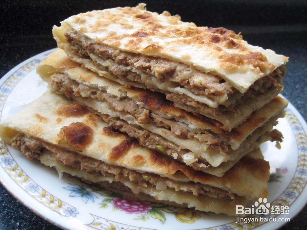 冻饺子化了改作肉饼，吃起来味道还不错