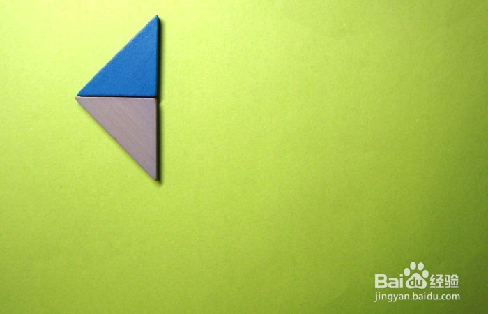 九巧板如何拼成实用的小锤子图形