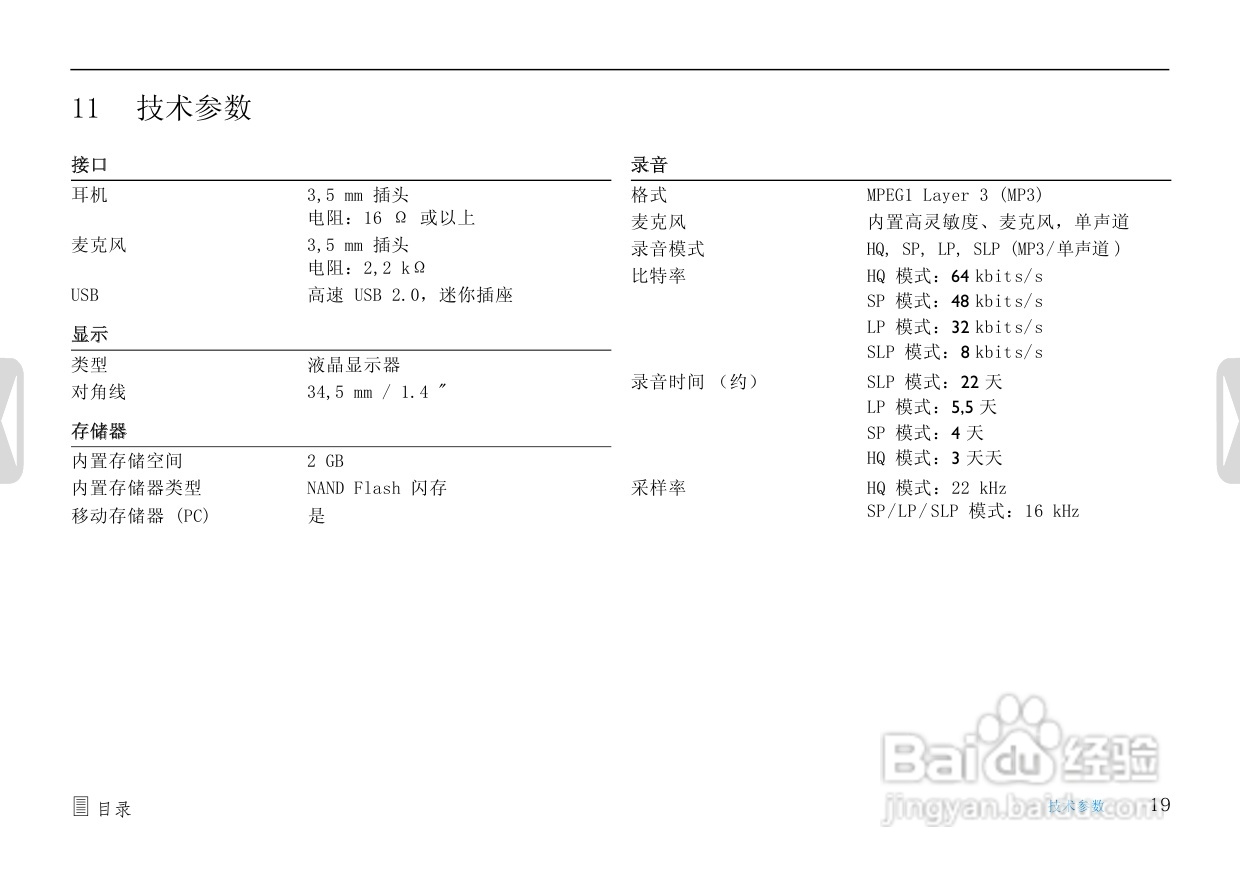 飞利浦LFG0615录音笔使用手册:[1]