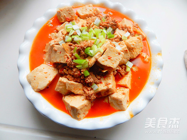 肉末烧豆腐的做法