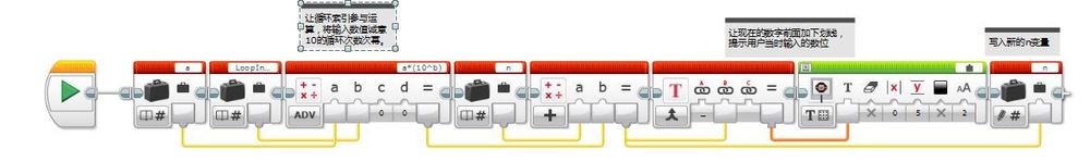 乐高EV3我的模块PlayNumber(输入数字)