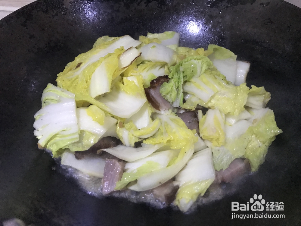 好吃不腻的快手白菜腊肉