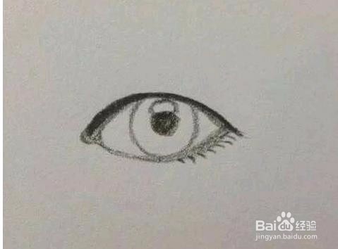 初学者怎们画眼睛呢
