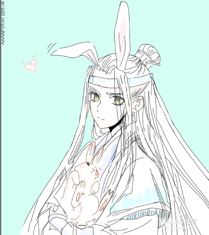 简单手绘小鸭子
