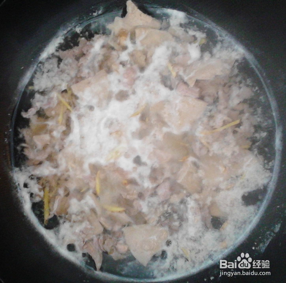 缺铁性贫血食疗菜品之：[1]汆猪肝瘦肉汤