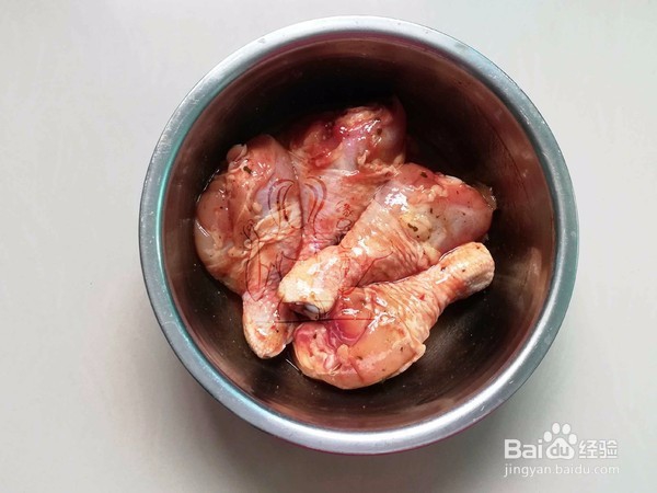 南瓜年糕烤鸡腿制作方法