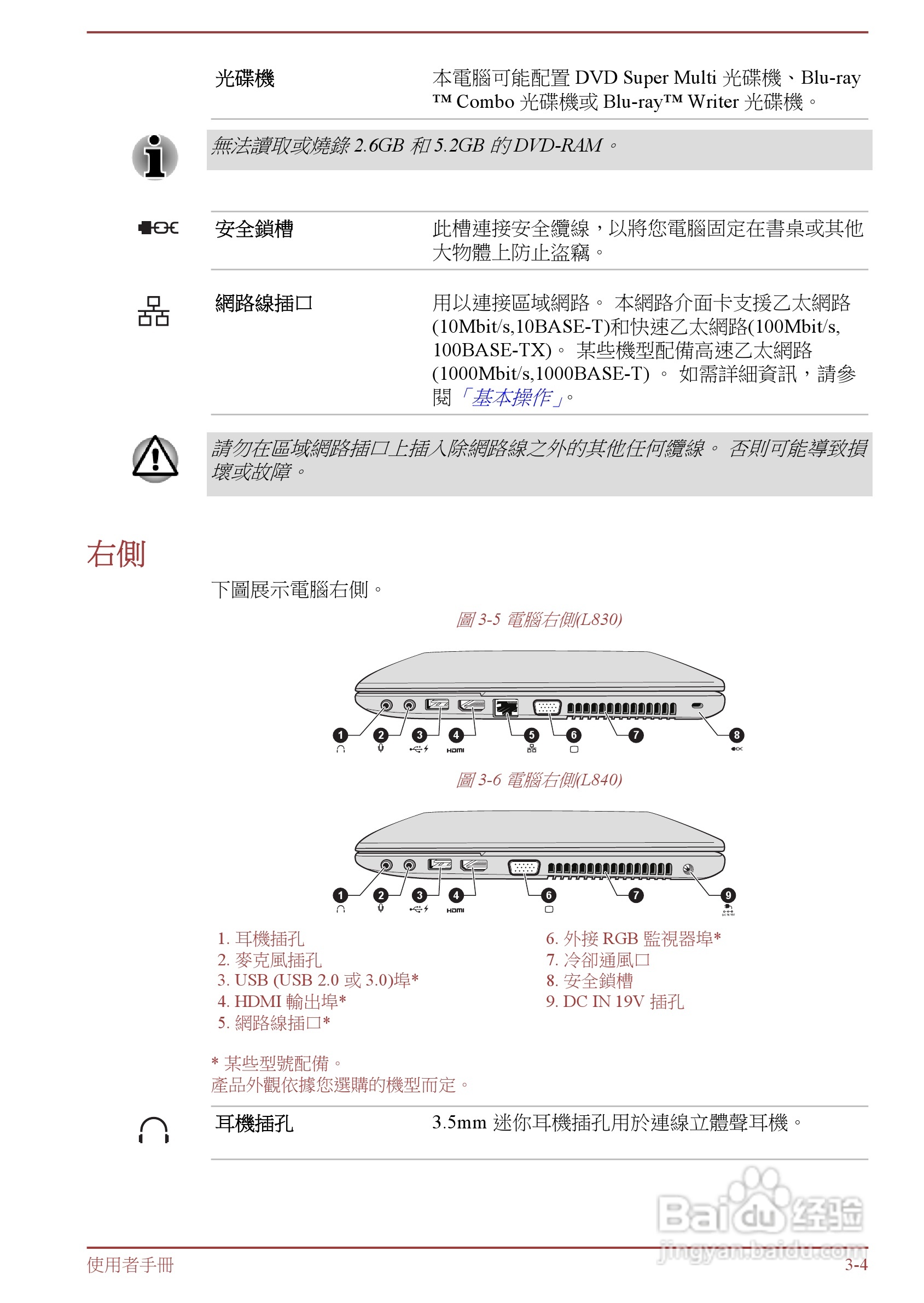 东芝 Satellite M845(WIN8)笔记本电脑说明书:[4]