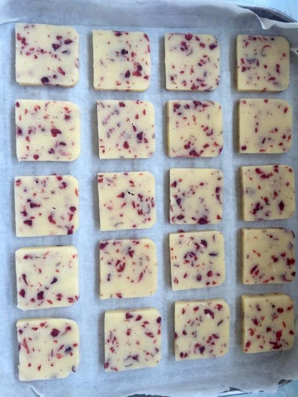 蔓越莓玫瑰花饼干