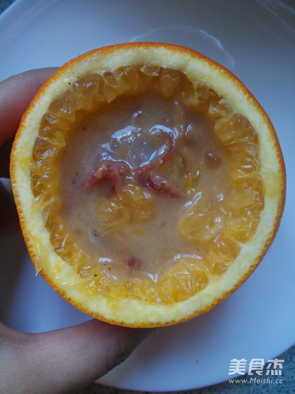 鱼肉酿橙子的做法