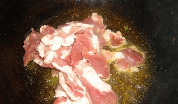 葱炒肉的做法