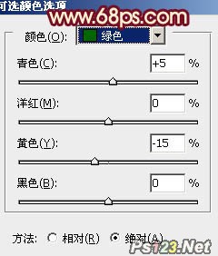 怎样用PS调出树林美女图片甜美的青绿色