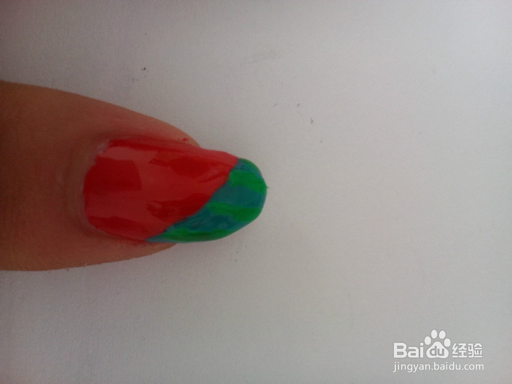 水果盛宴西瓜美甲