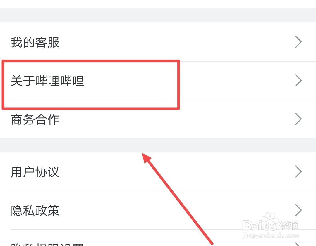 哔哩哔哩如何查看版本号