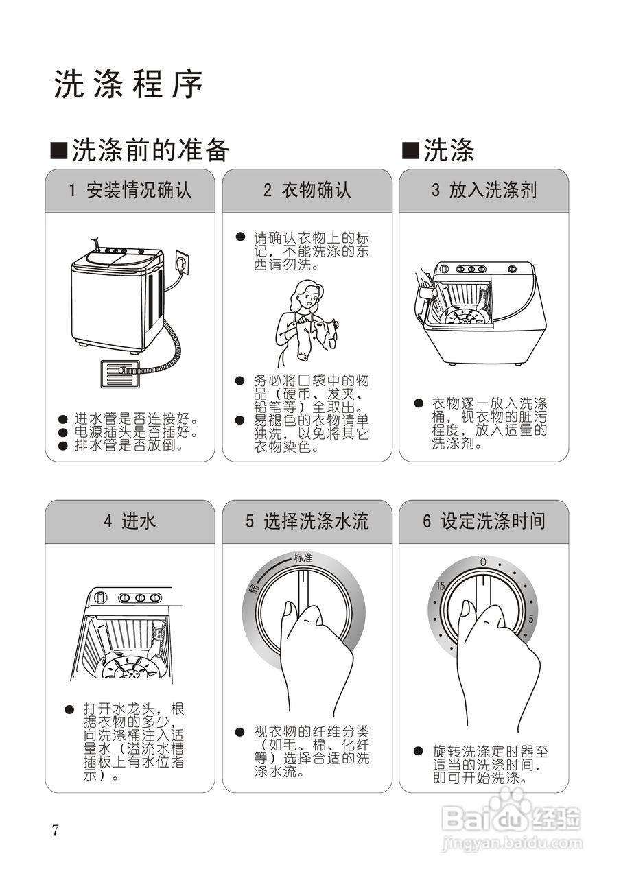 松下xpb65-610s洗衣機使用說明書