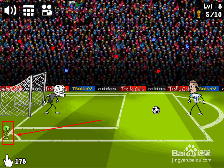 “史上最贱小游戏之足球”攻略