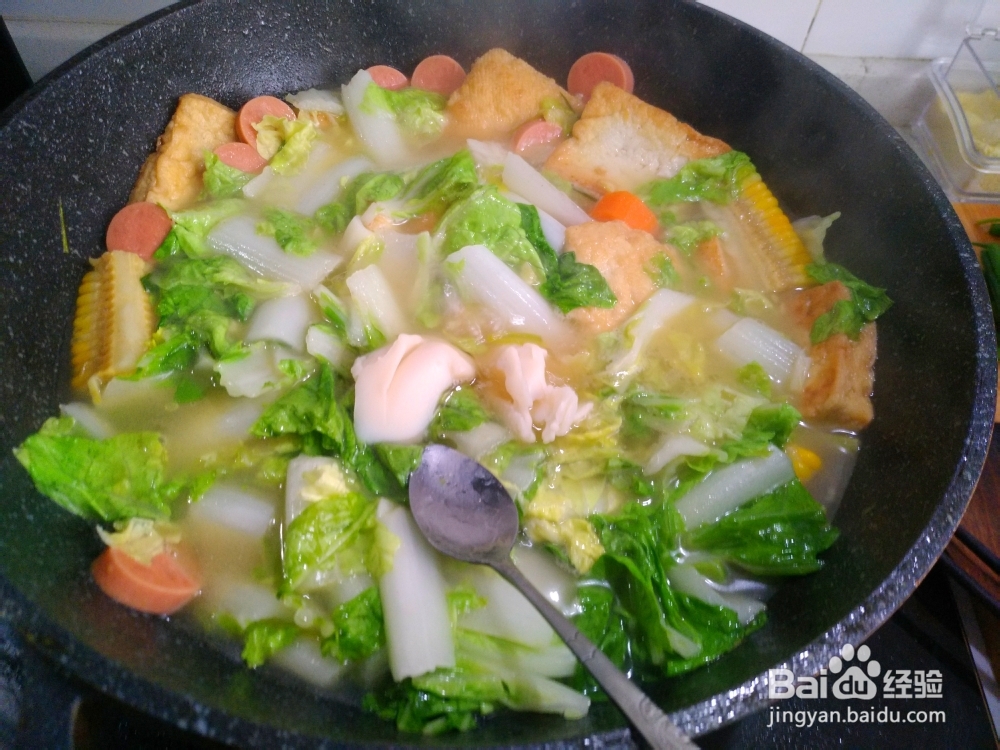 教你怎么做豆腐白菜煲