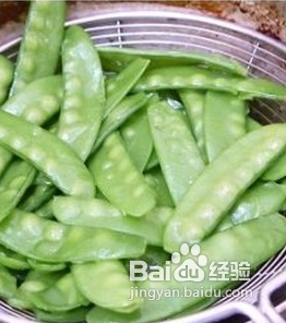 清炒鲍菇荷兰豆的做法