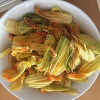 青椒南瓜花怎么做