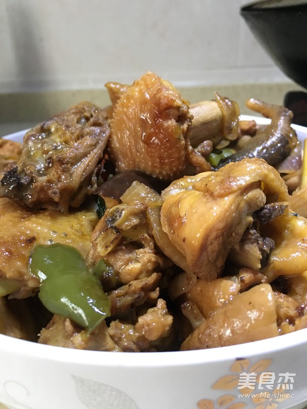 香菇鸡块的做法