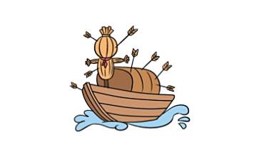 草船借箭怎么画