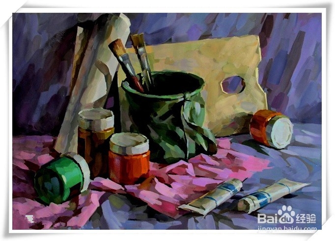 水粉盒颜料的摆放顺序