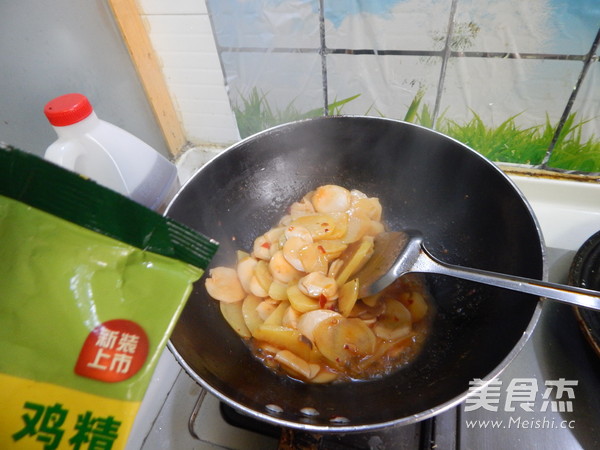 香辣杏鲍菇炒土豆片