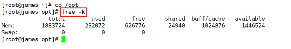 linux如何查看内存命令