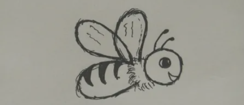 蜜蜂怎么画
