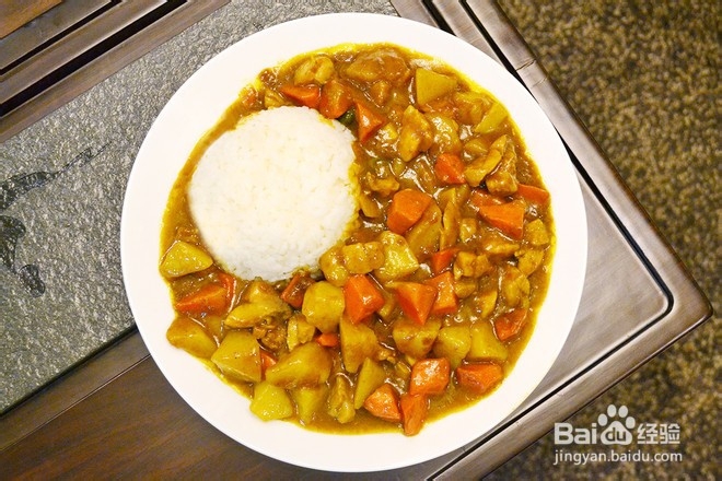 咖喱鸡肉饭的做法