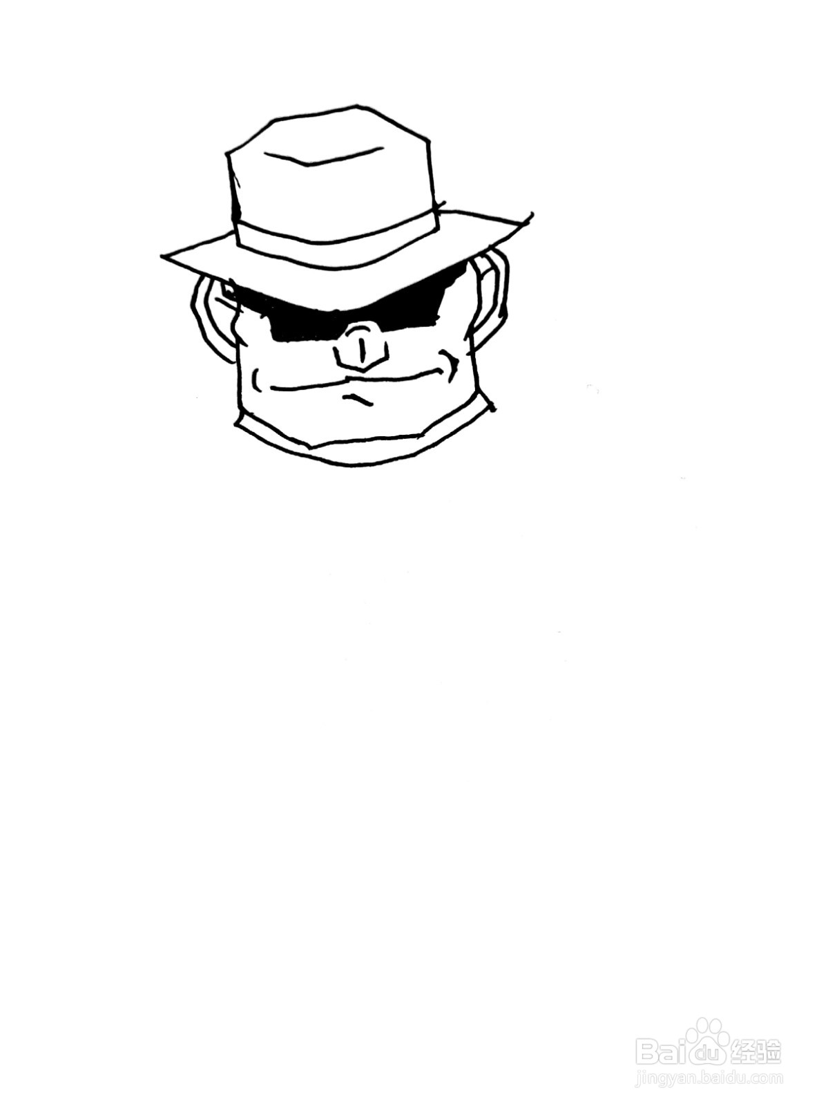 《名侦探柯南》系列之伏特加简笔画