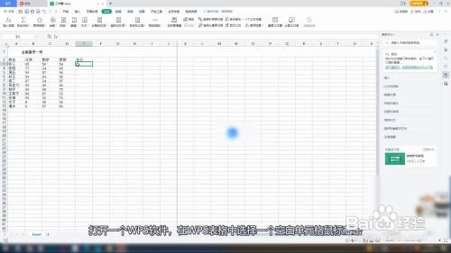 wps求和公式