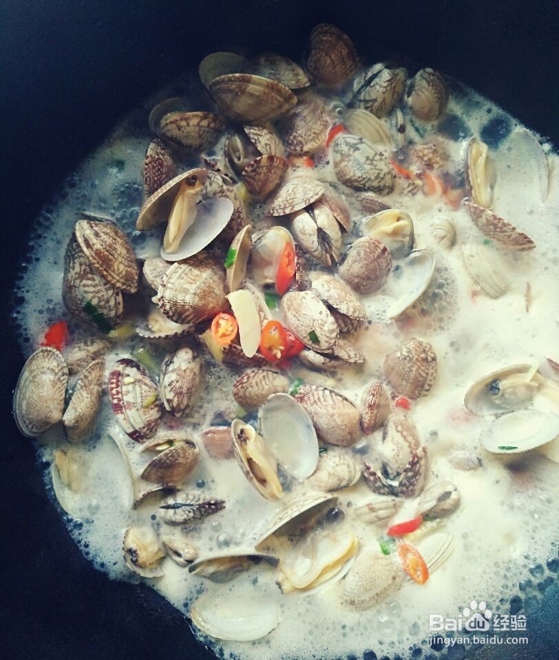 香辣鲜蛤烹饪