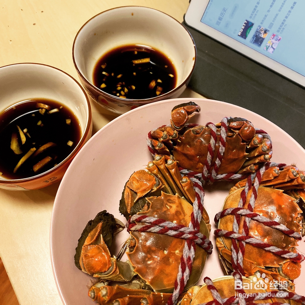 妈妈教你做清蒸大闸蟹