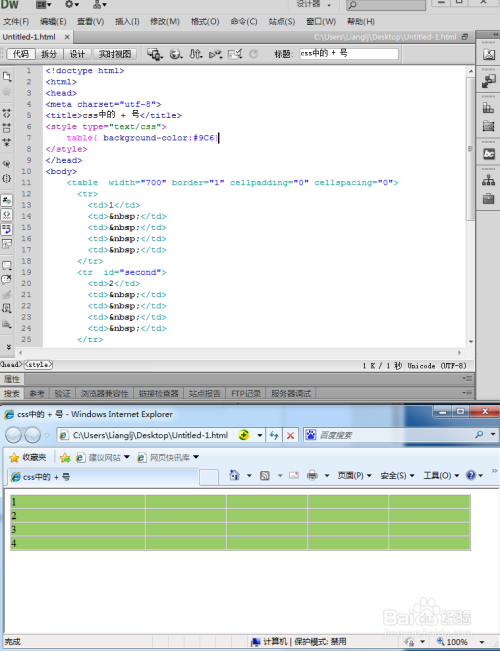 css里的' + '的意思