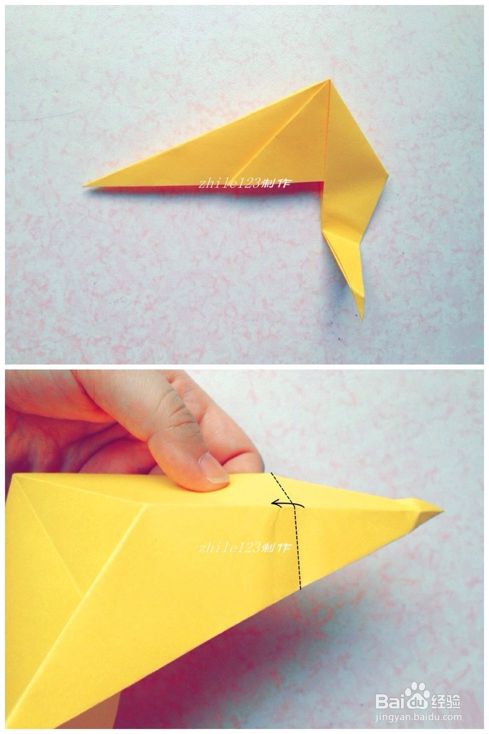 手工折纸制作：[21]一起折:大象