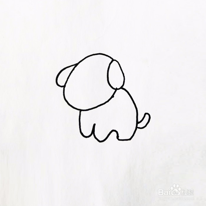 简笔画课堂：萌萌哒小狗