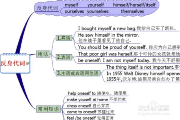 反身代词的用法