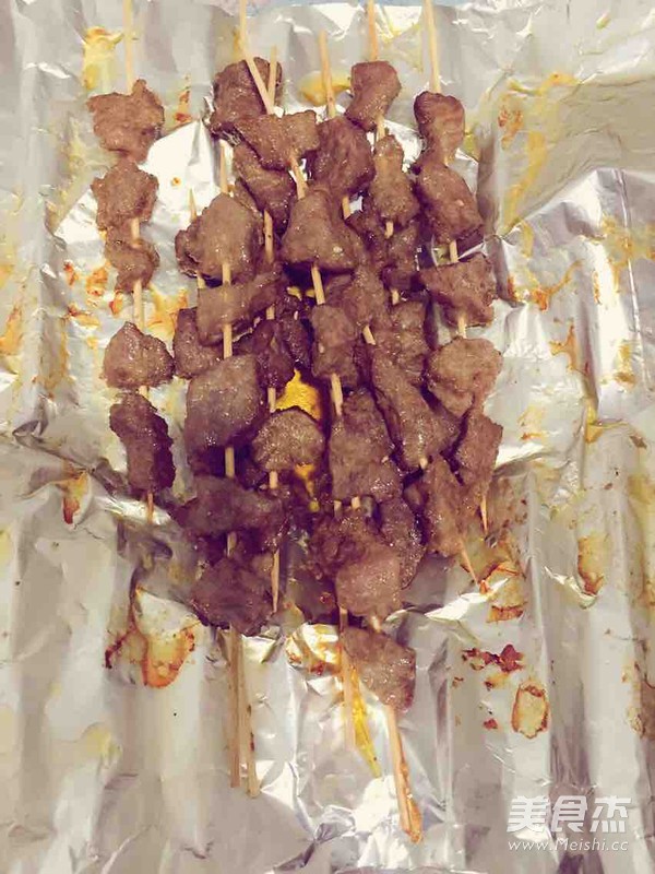 烤牛肉串的做法