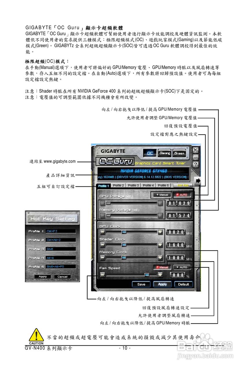 技嘉显卡:GV-N460SO-1GI说明书:[1]