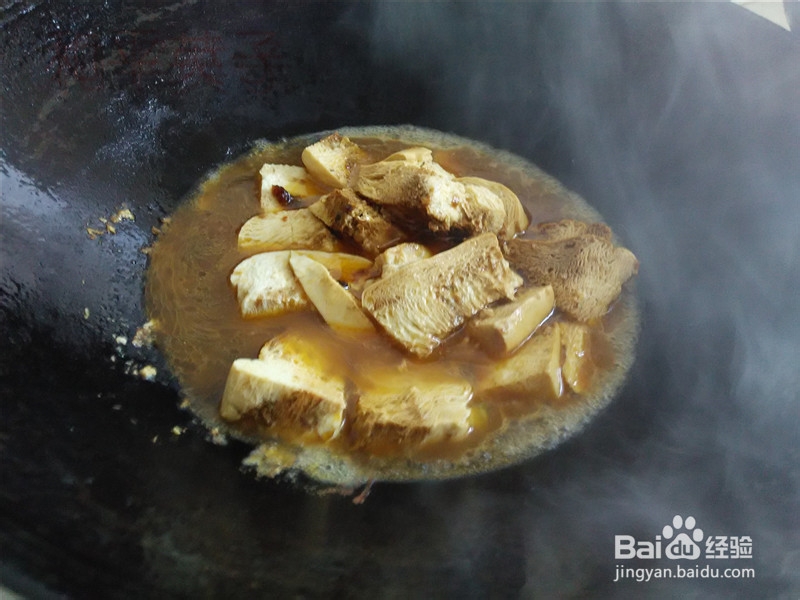 家常菜酱烧冻豆腐