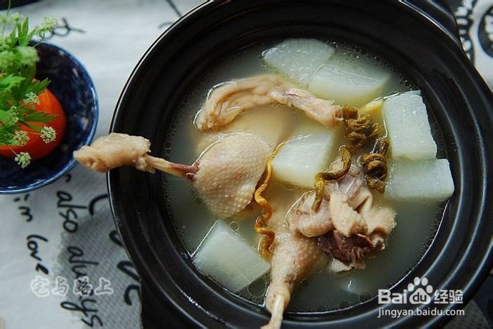 护嗓秘方之石斛水鸭汤